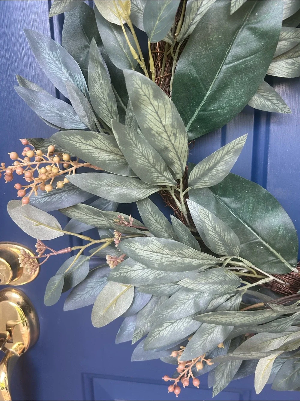 Studio McGee Threshold Classic Green Eucalyptus Wreath - Home Holiday NWT